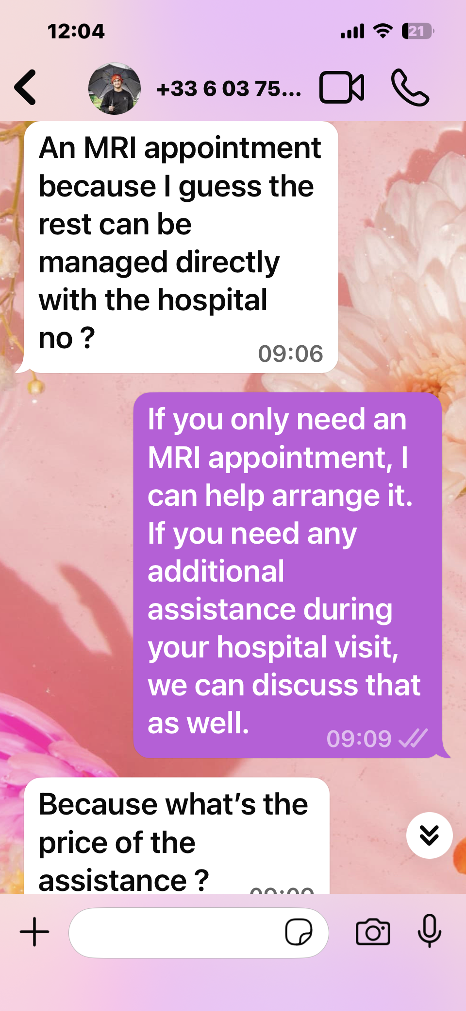Recommendation to use the General Orthopedic Clinic